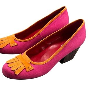 Type Z Suede Kiltie & Canvas shoe